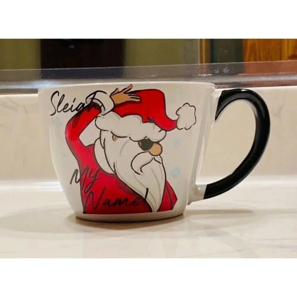 Santa Mug 10 Strawberry Street Sleigh My Name Christmas Santa I Love You